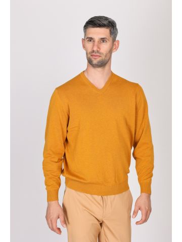 Men's  pullover mustard