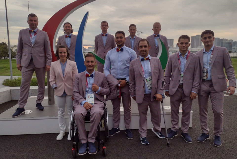 The Seroussi brand had the honor of sponsoring the Romanian Paralympic Team